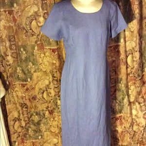 Lovely lavender linen dress